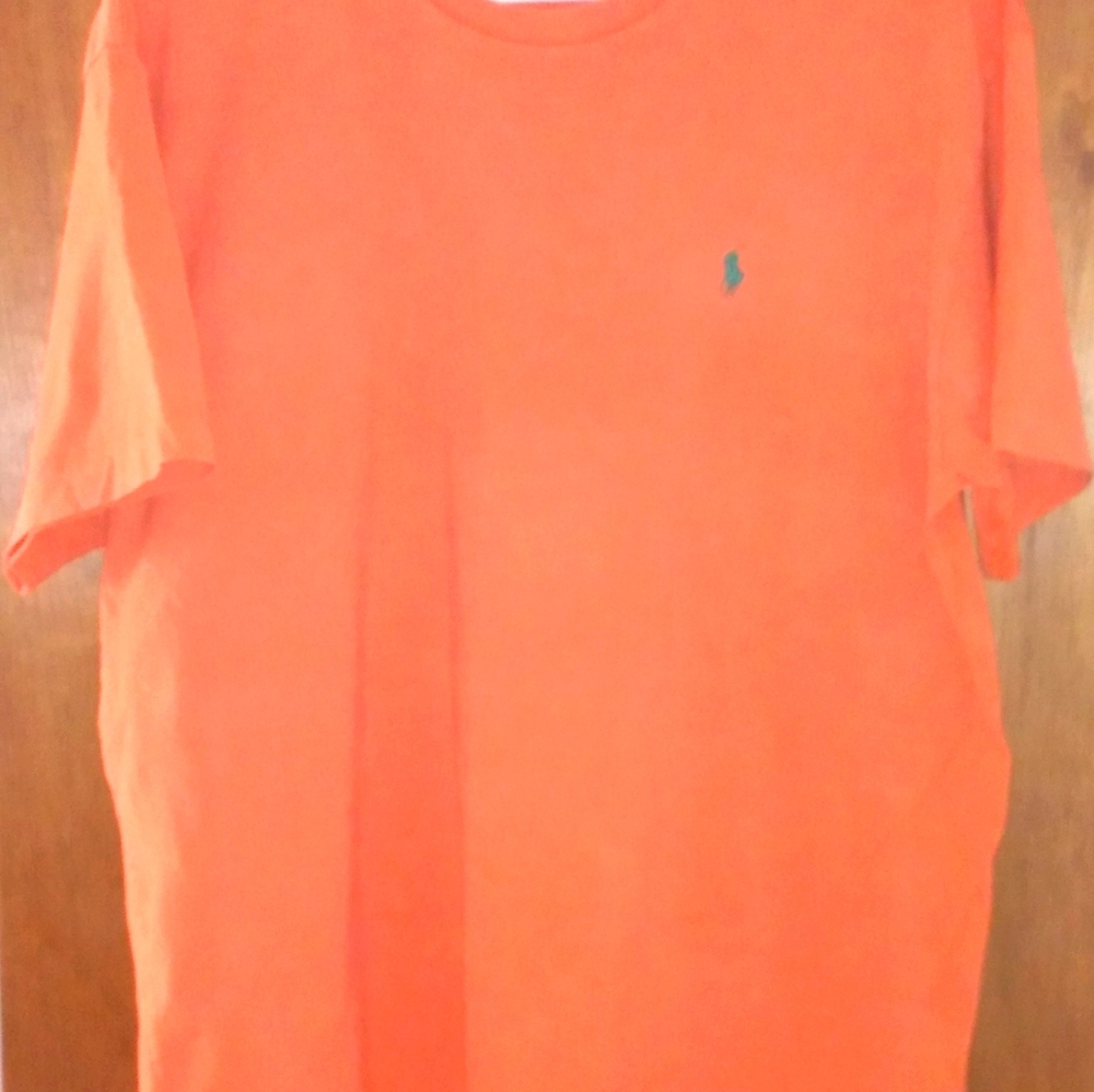 Men's large orange Ralph Lauren t-shirt